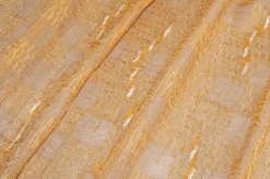 TESSUTO TENDA STROPICCIATO FONDO ORO