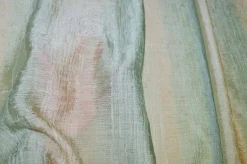 TESSUTO TENDA STROPICCIATO SFUMATO VERDE/BEIGE