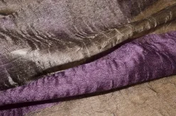 TESSUTO TENDA STROPICCIATO VIOLA