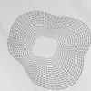TESSUTO TENDA VELO FANTASIA GEOMETRICA GRIGIA