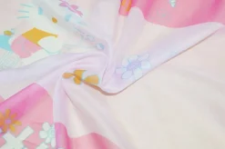 TESSUTO TENDA VELO HELLO KITTY ROSA