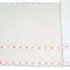TESSUTO TENDINO CON INCASSI PIZZO FIORELLINO ROSA