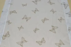 TESSUTO TENDINO MISTO LINO FARFALLE TORTORA