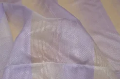 TESSUTO TENDINO ORGANZA SFUMATO LILLA H cm 60, 45