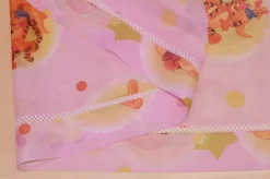TESSUTO TENDINO WINNIE POOH FONDO ROSA