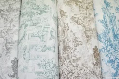 TESSUTO TOILE DE JOUY PURO COTONE PER LENZUOLA