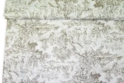 TESSUTO TOILE DE JOUY PURO COTONE PER LENZUOLA