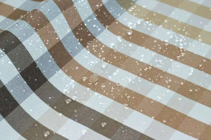 TESSUTO TOVAGLIA ANTIMACCHIA MULTICOLOR BEIGE