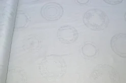 TESSUTO TOVAGLIA CHANTILLY LUREX ARGENTO