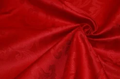 TESSUTO TOVAGLIA FIANDRA DAMASCATO ROSSO