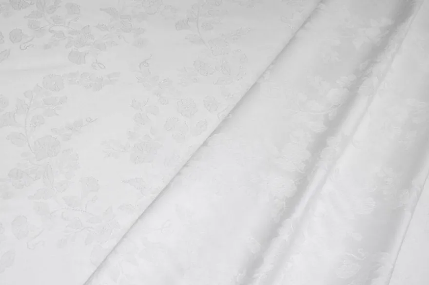 TESSUTO TOVAGLIA FIANDRA PURO COTONE LINDA BIANCA