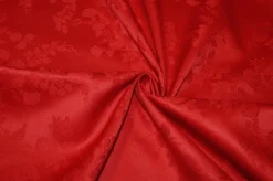 TESSUTO TOVAGLIA FIANDRA PURO COTONE LINDA ROSSA