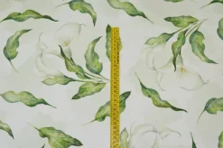 TESSUTO TOVAGLIA PURO COTONE DISEGNO CALLE