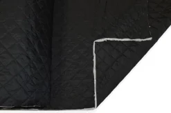 TESSUTO TRAPUNTA DOPPIA NERO