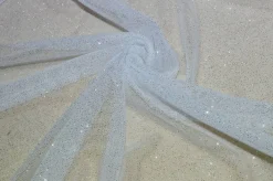 TESSUTO TULLE GLITTER ELASTICIZZATO