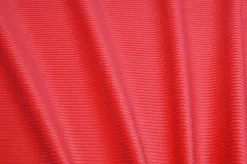 TESSUTO VELLUTO A COSTE 500 RIGHE ROSSO