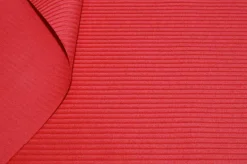 TESSUTO VELLUTO A COSTE 500 RIGHE ROSSO
