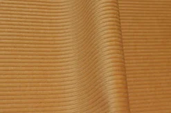 TESSUTO VELLUTO A COSTE 600 RIGHE GIALLO OCRA