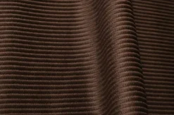 TESSUTO VELLUTO A COSTE 480 RIGHE MARRONE