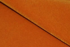 TESSUTO VELLUTO LISCIO PURO COTONE COLOR ZUCCA