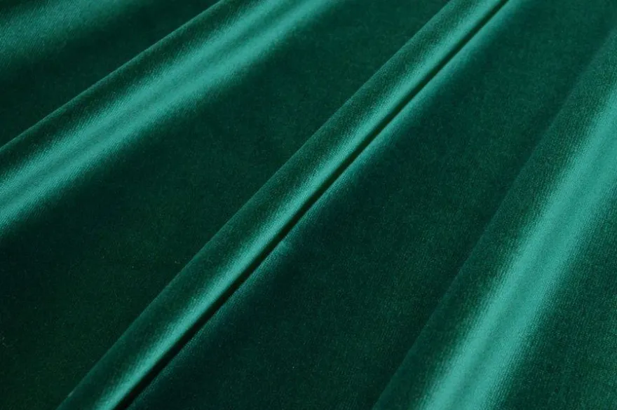TESSUTO VELLUTO LISCIO PURO COTONE VERDE