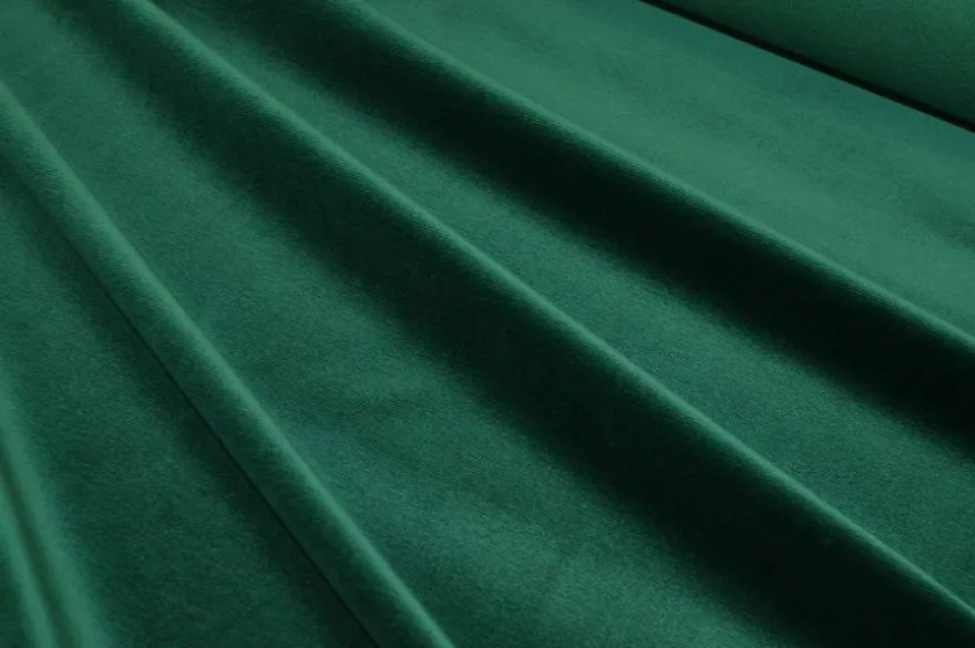 TESSUTO VELLUTO LISCIO PURO COTONE VERDE