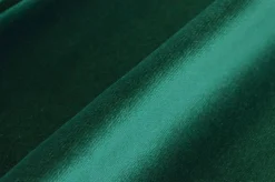 TESSUTO VELLUTO LISCIO PURO COTONE VERDE