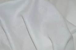 TESSUTO VISCOSA TRAMA EFFETTO LINO BIANCO