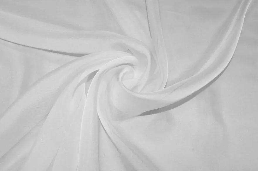 TESSUTO VOILE MISTO SETA COLOR SETA