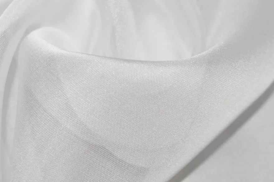 TESSUTO VOILE MISTO SETA COLOR SETA