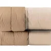 TRAPUNTA MATRIMONIALE RIVIERA MODELLO PASSPARTOUT WINTER VAR BEIGE CAMMELLO 0101