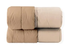 TRAPUNTA MATRIMONIALE RIVIERA MODELLO PASSPARTOUT WINTER VAR BEIGE CAMMELLO 0101