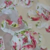 TULLE CON FIORI APPLICATI COLORATI