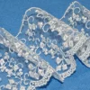 TULLE RICAMATO BIANCO ALTEZZA 7 CM